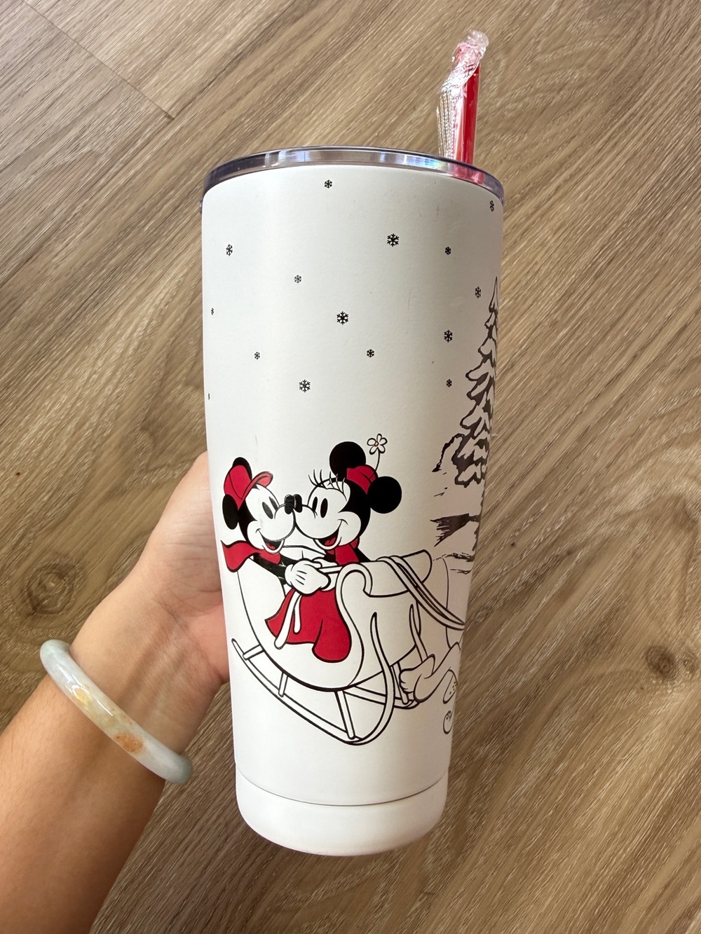 Minnie & Mickey Mouse Christmas Tumbler